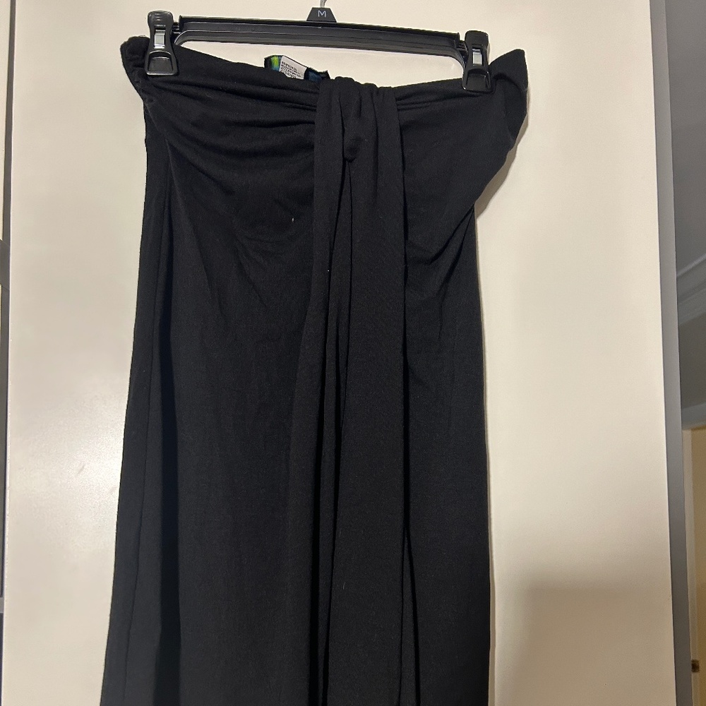 Black Strapless Dress